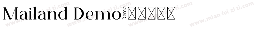 Mailand Demo字体转换